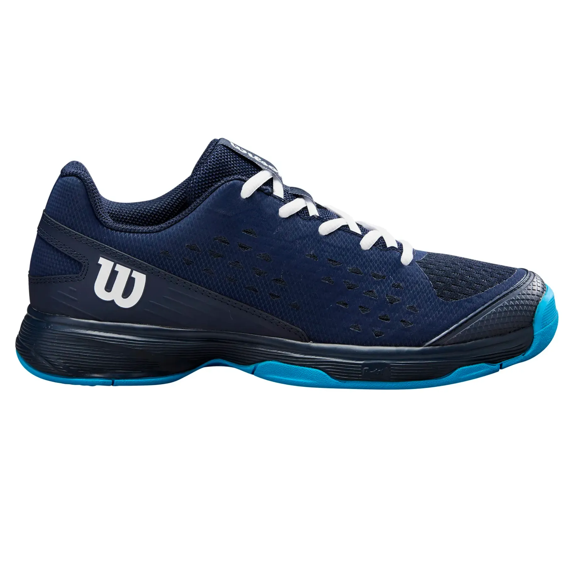 Warm Fit Wilson RUSH PRO JR L Tennis Shoes - Navy Blaze