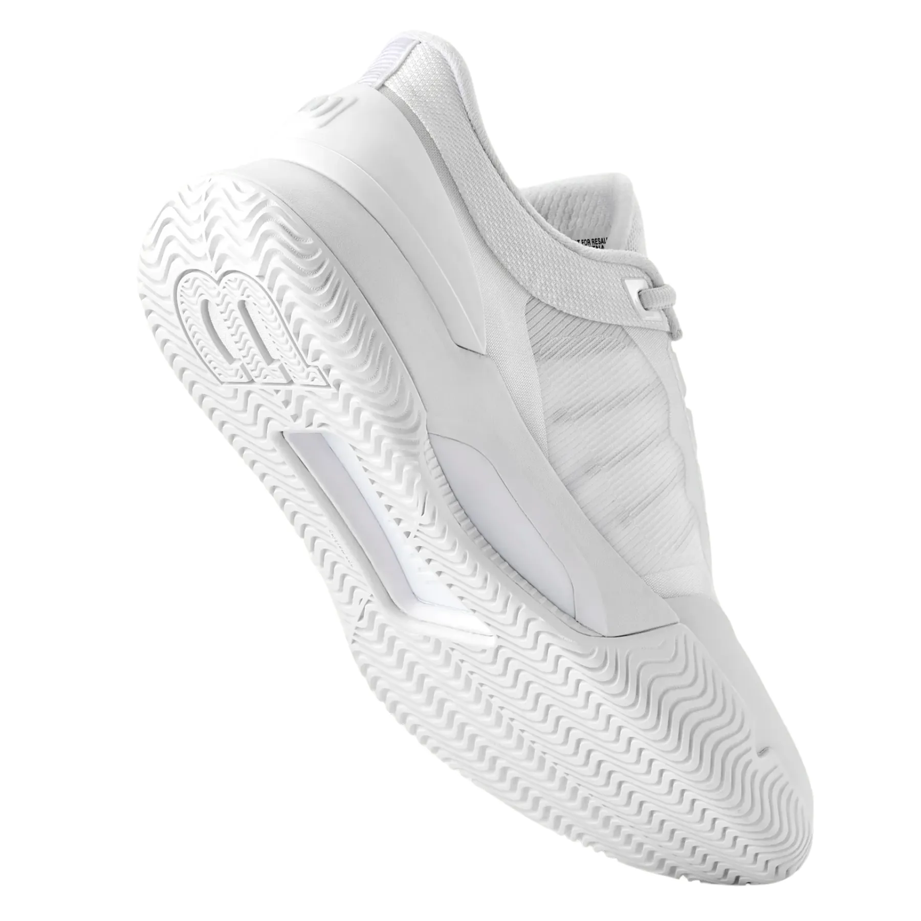 Wilson Intrigue Tour Womens Tennis Shoes - White/White/Silver Travel Wear Compact Build