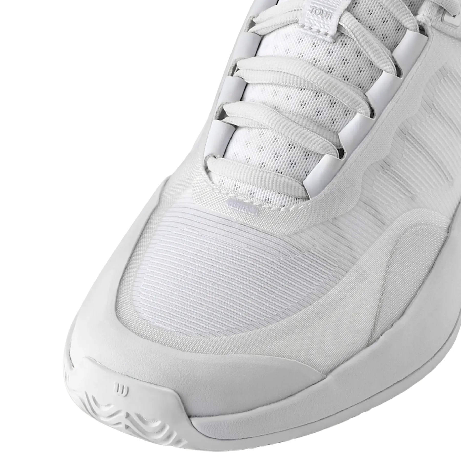 Wilson Intrigue Tour Womens Tennis Shoes - White/White/Silver Mobility Seekers Adaptive Fit