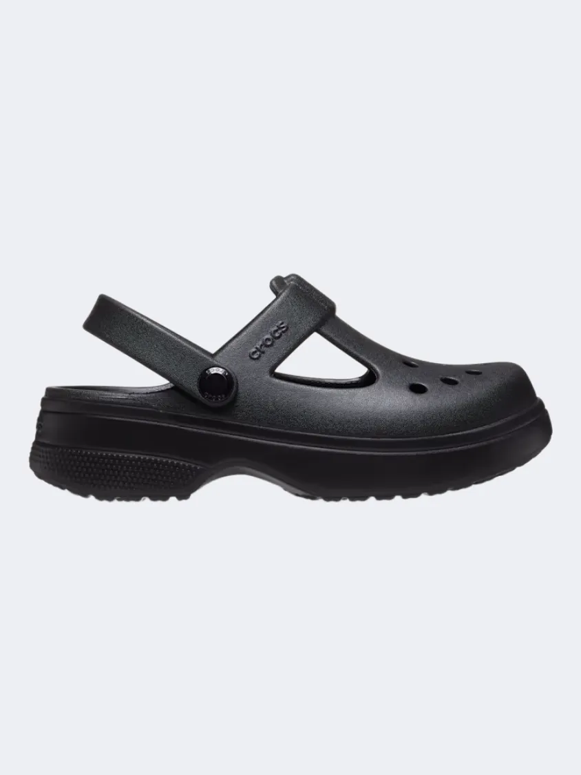 Crocs Classic Mary Jane Clog Kids Lifestyle Black Bright Gold