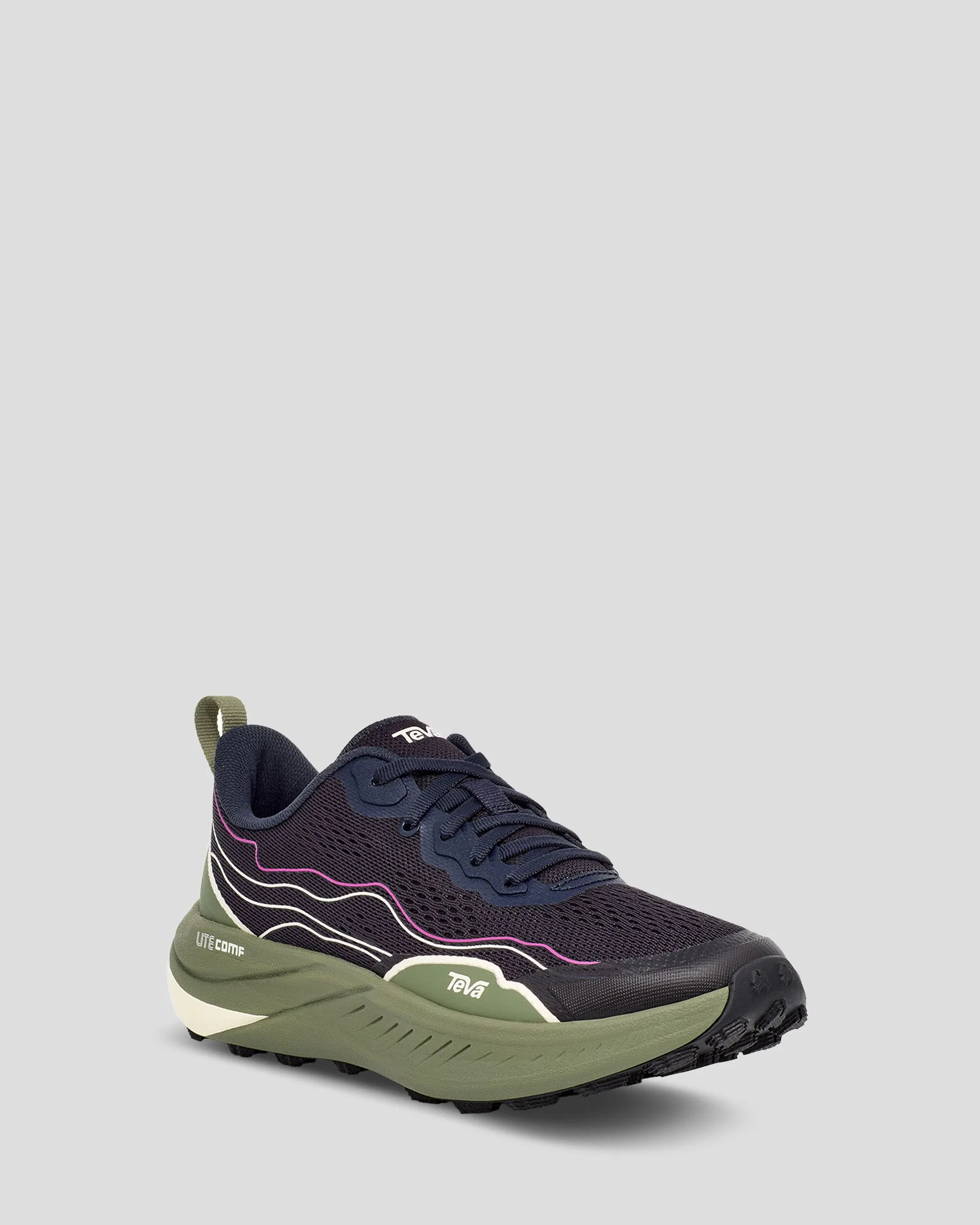 Sculpted Form Women's Teva Trailwinder Low Hiking Shoe - Total Eclipse/Olivine