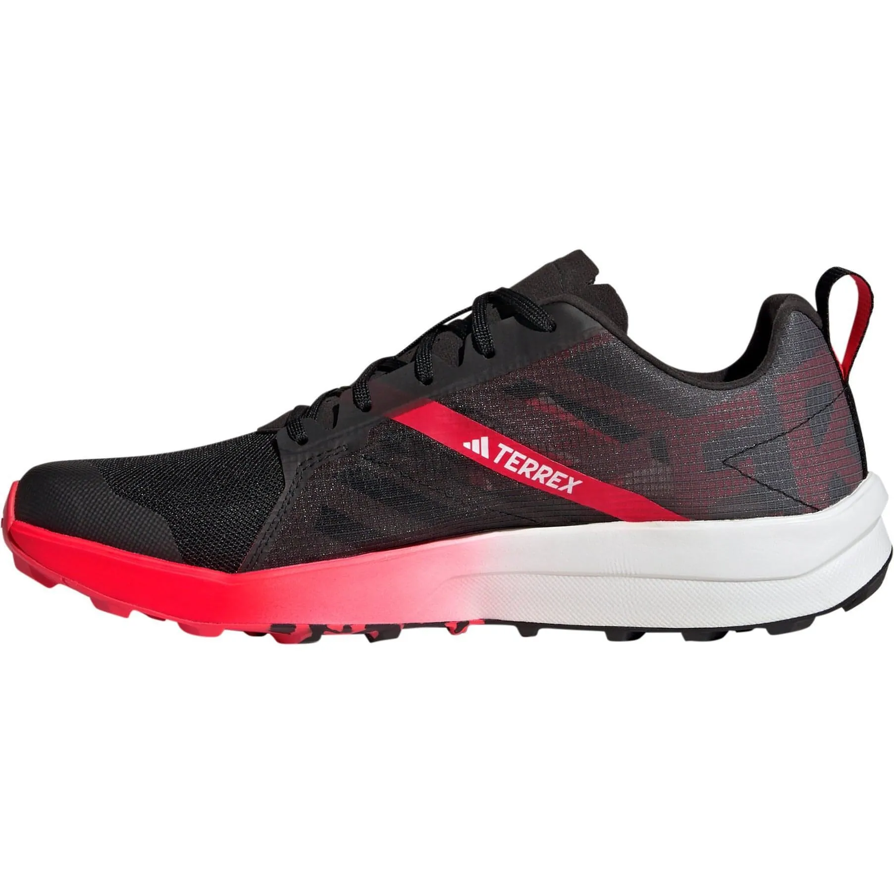 Minimal Stitch adidas Terrex Speed Flow Mens Trail Running Shoes - Black