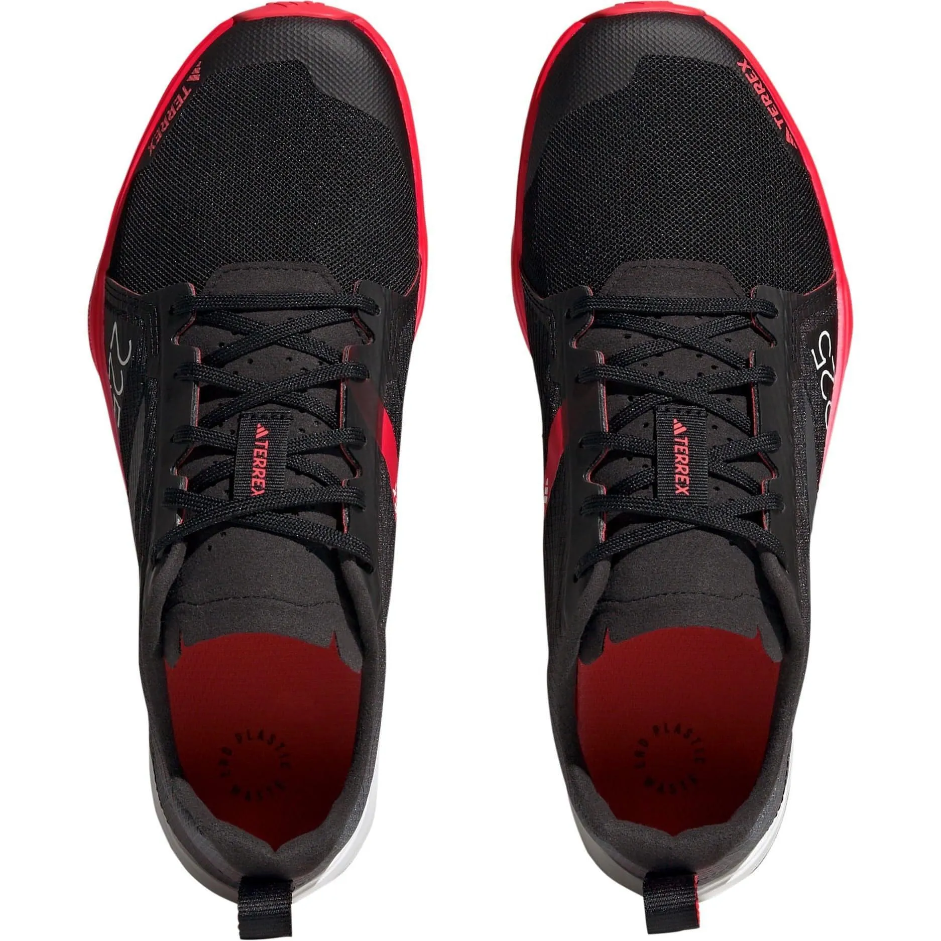 Controlled Steps Stable Tread adidas Terrex Speed Flow Mens Trail Running Shoes - Black