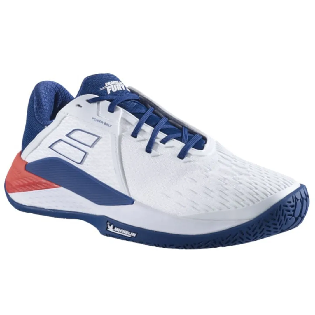 All Purpose Babolat Propulse Fury 3 All Court White/Estate Blue Men Tennis Shoes