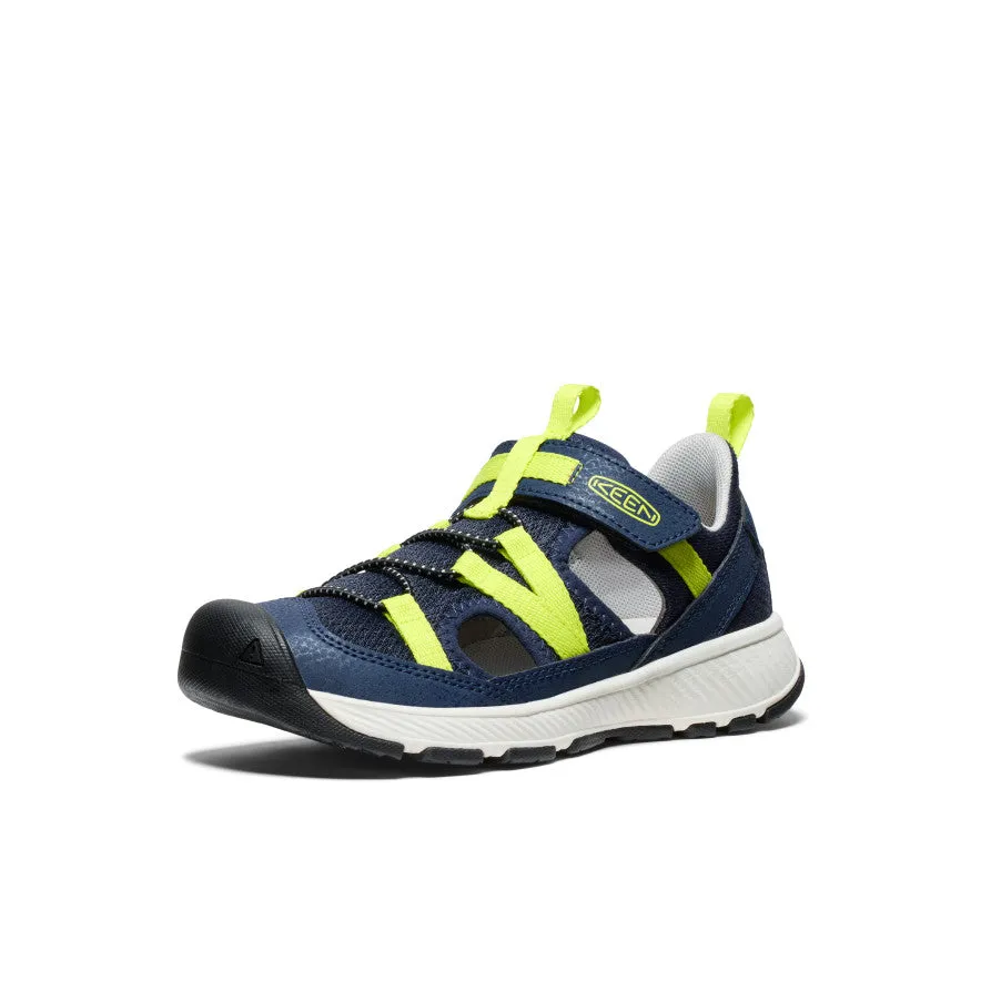 Wave Flow Big Kids' Motozoa Sandal  |  Naval Academy/Evening Primrose