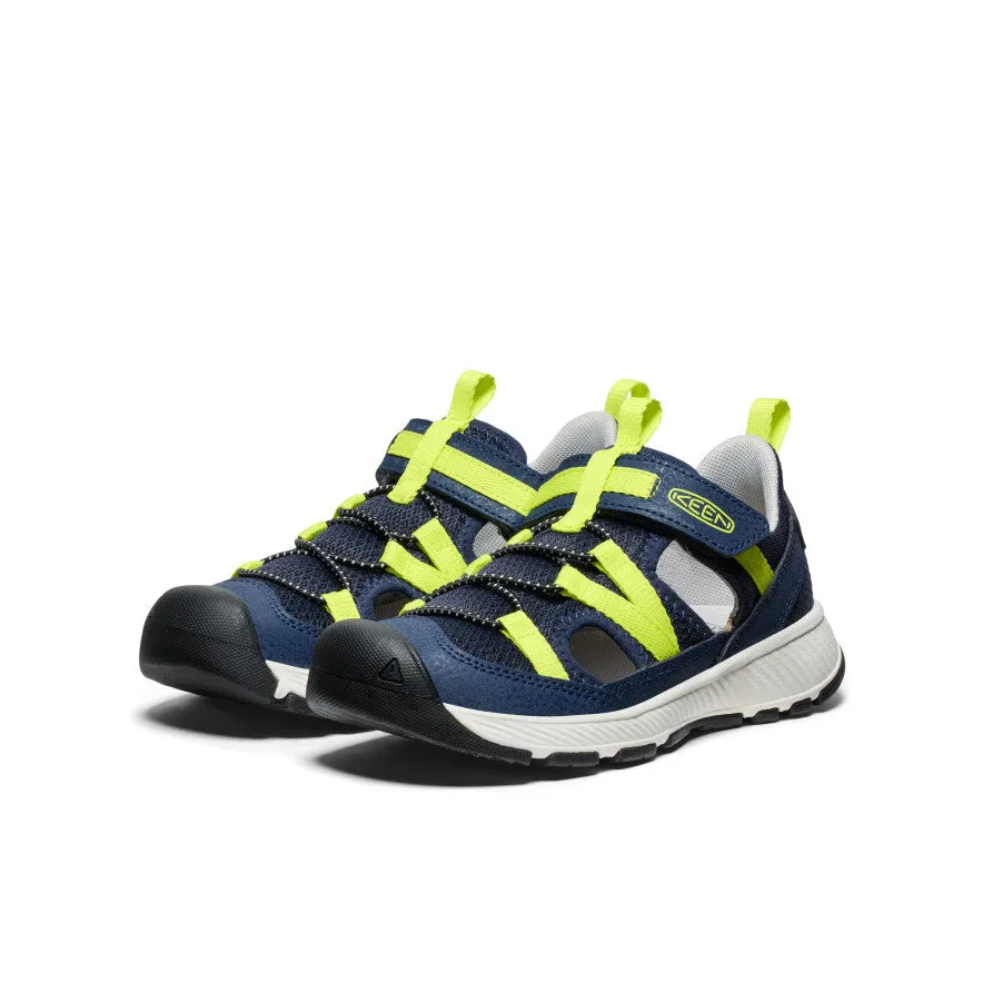 Dream Walk Comfort Walk Big Kids' Motozoa Sandal  |  Naval Academy/Evening Primrose