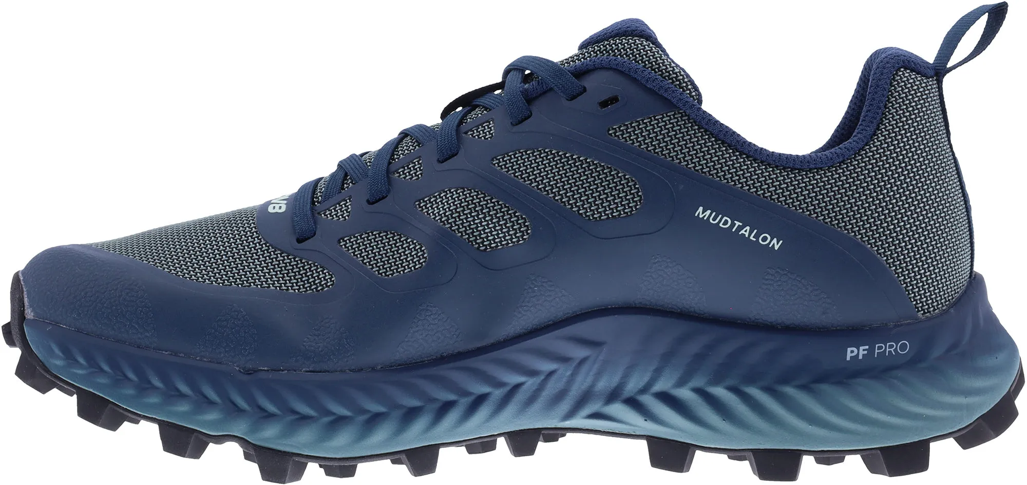 Moisture Management Inov8 Mudtalon WIDE FIT Womens Trail Running Shoes - Blue