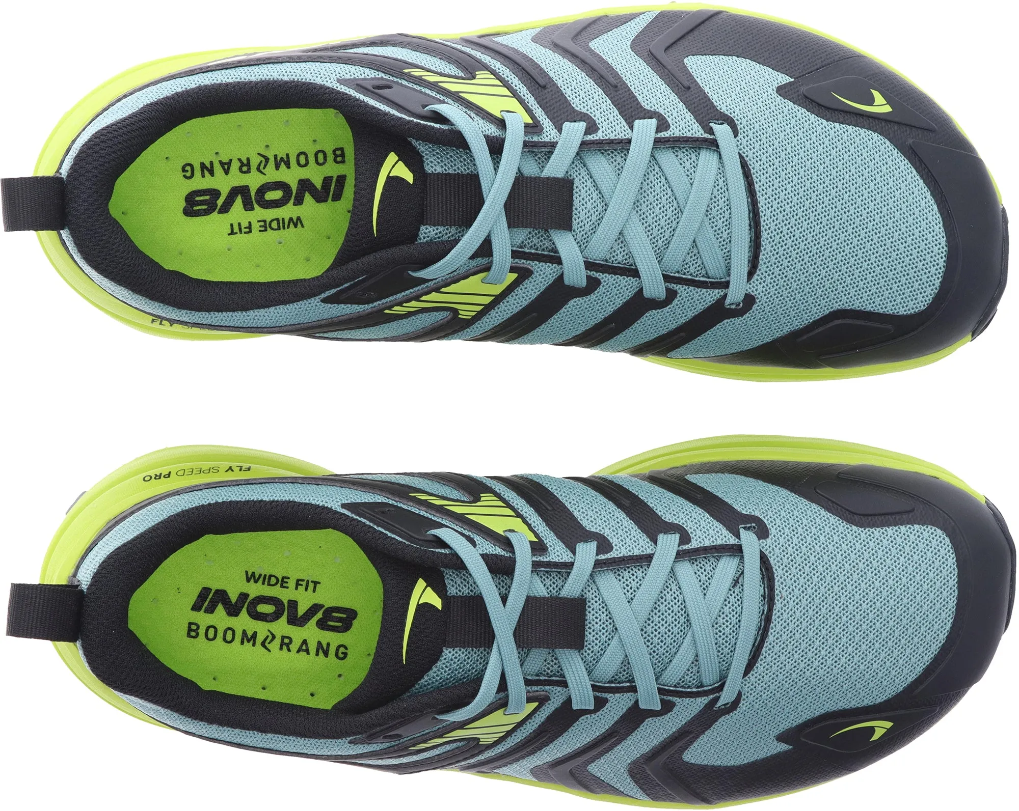 Inov8 TrailTalon Max WIDE FIT Mens Trail Running Shoes - Green Walk Ready Comfort Liner