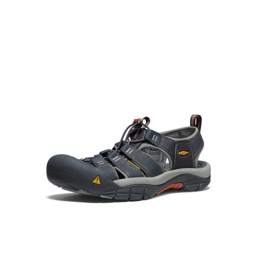 Mobility Ease Men's Newport H2 Sandal  |  India Ink/Rust