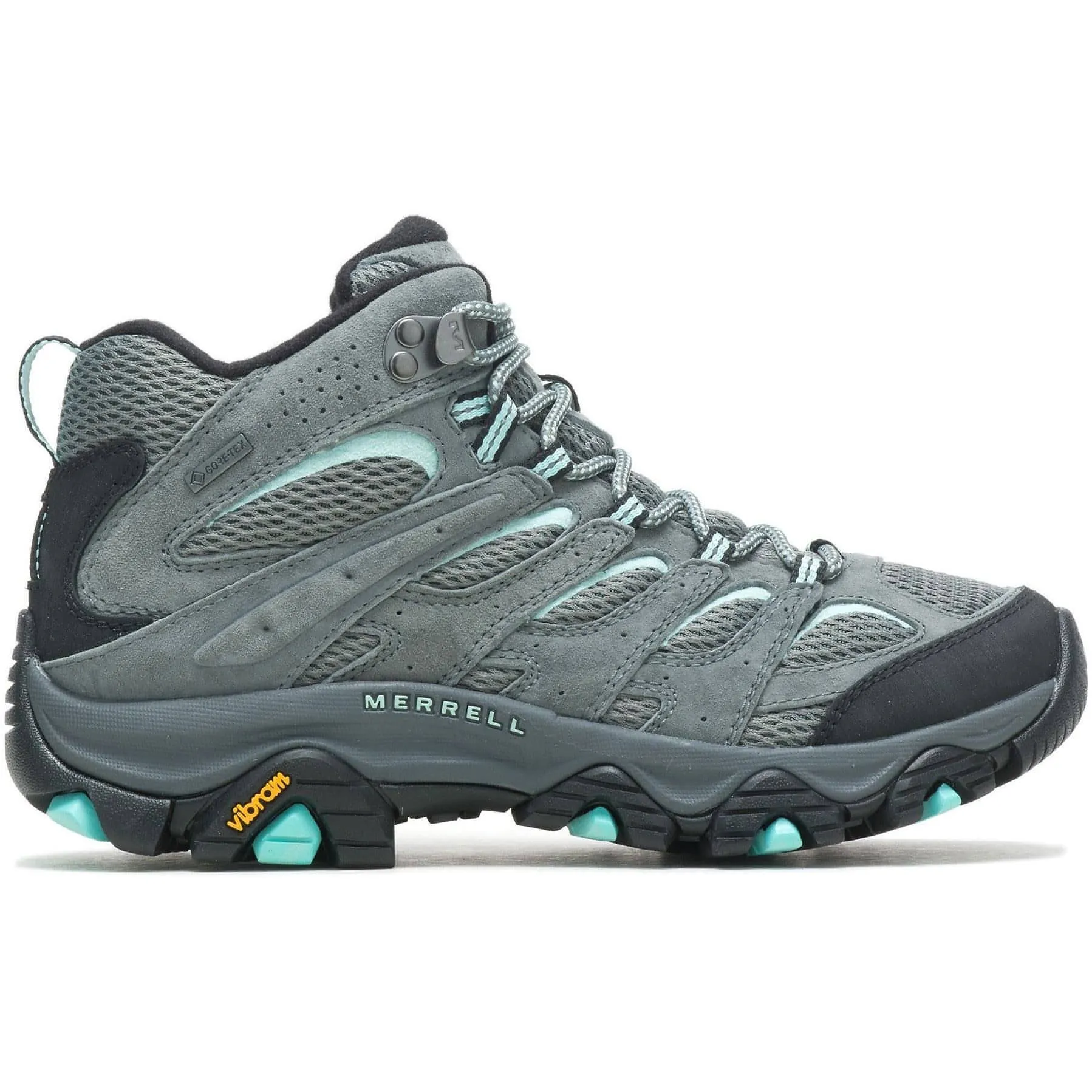 Trail Walk Merrell Moab 3 Mid GORE-TEX Womens Walking Boots - Grey