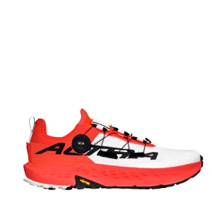 lightweight foam shoe material Enhanced Flexibility Altra Men's Timp Boa Trail Running Shoe in White/Coral SS25
