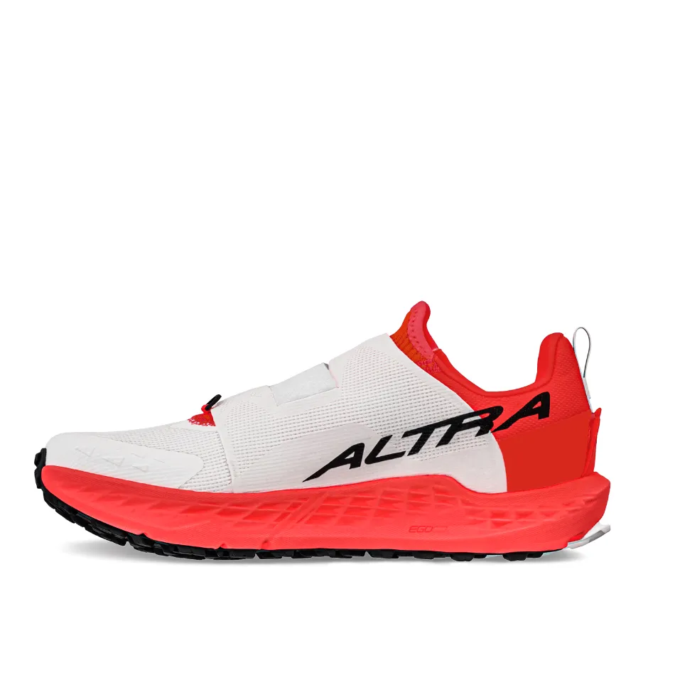 Altra Men's Timp Boa Trail Running Shoe in White/Coral SS25 charity run running gear