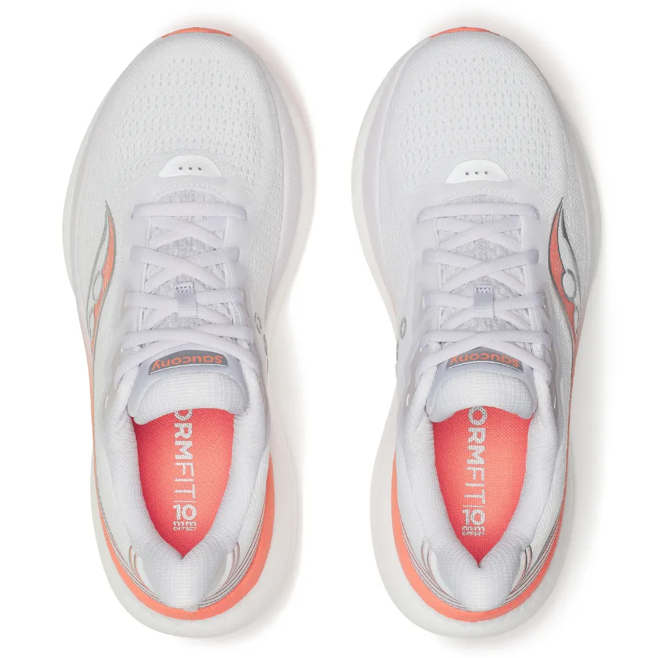 fat - burning Saucony Women's Triumph 23 Running Shoes in White/Wistful - Online Exclusive