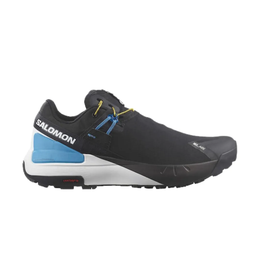 Responsive Grip Versatile Salomon Unisex's S/Lab Skyway Trail Running Shoes (Black White Blue Danube)