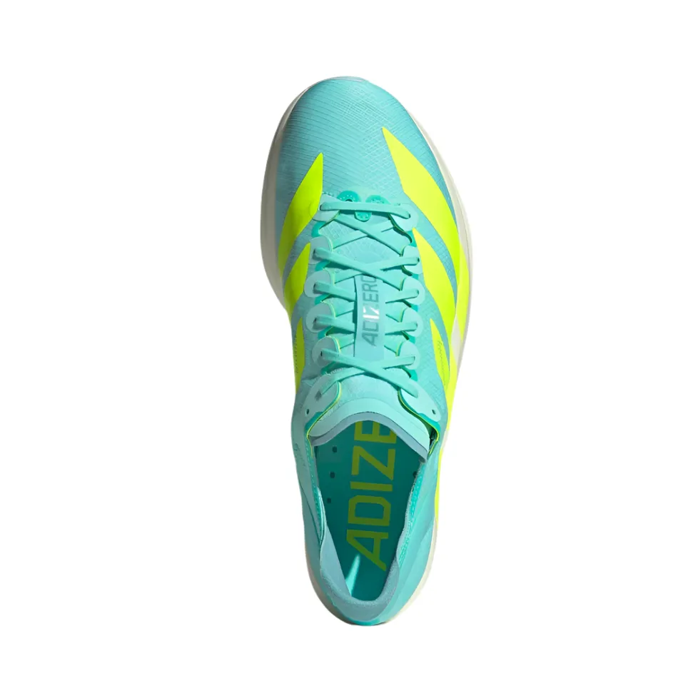 sports event participation Adidas Men's Takumi Sen 11 Running Shoes in Flash Aqua/Zero Metalic /Mint Ton AW25