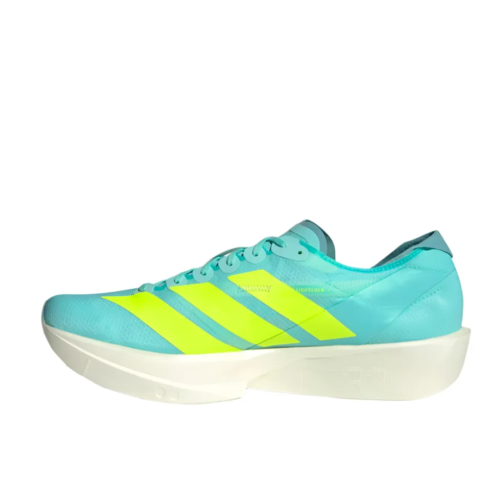 Flexible Material Energetic Adidas Men's Takumi Sen 11 Running Shoes in Flash Aqua/Zero Metalic /Mint Ton AW25