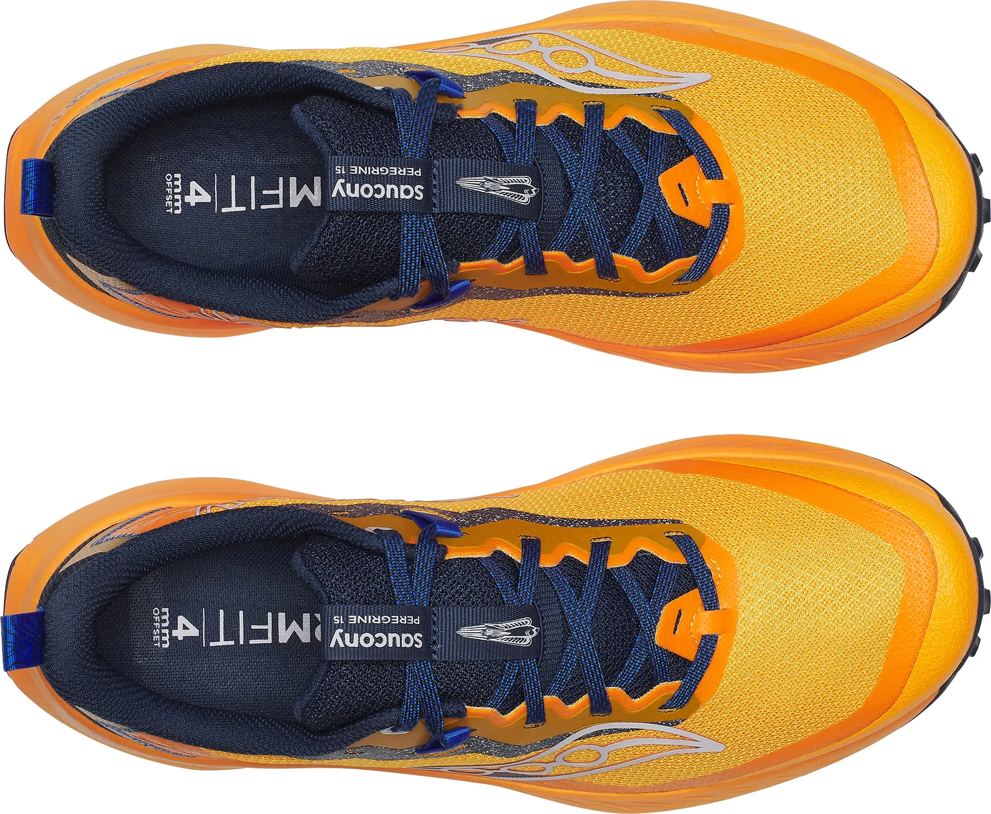 Daily Wear Balanced Grip Saucony Peregrine 15 Mens Trail Running Shoes - Orange