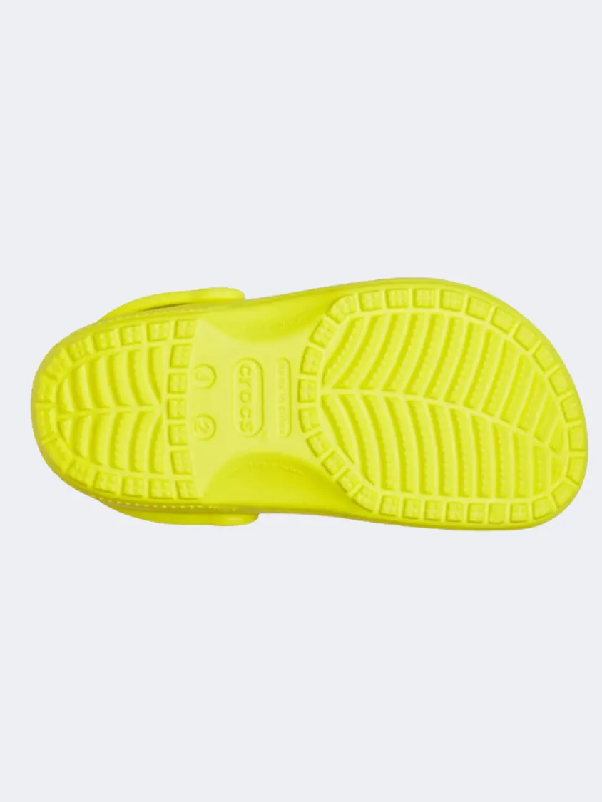Crocs Classic Kids Lifestyle Slippers Yellow/Acidity Active