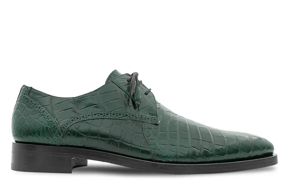 Dry Base Mountain Strong Style: "Dandy" Alligator Derby Forest Green