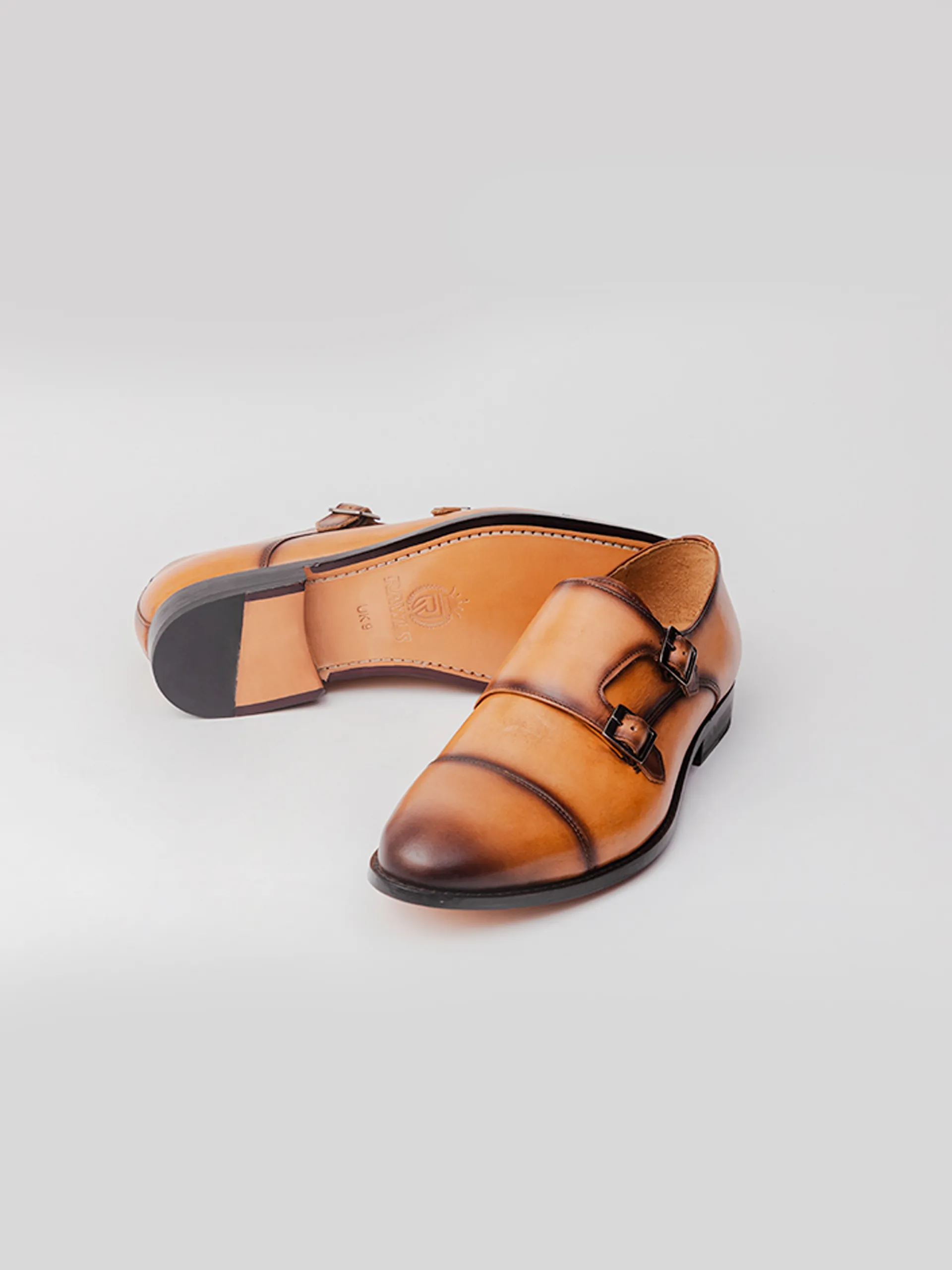 Fast Step Legacy Edge Shubhan Double Monk - Patina
