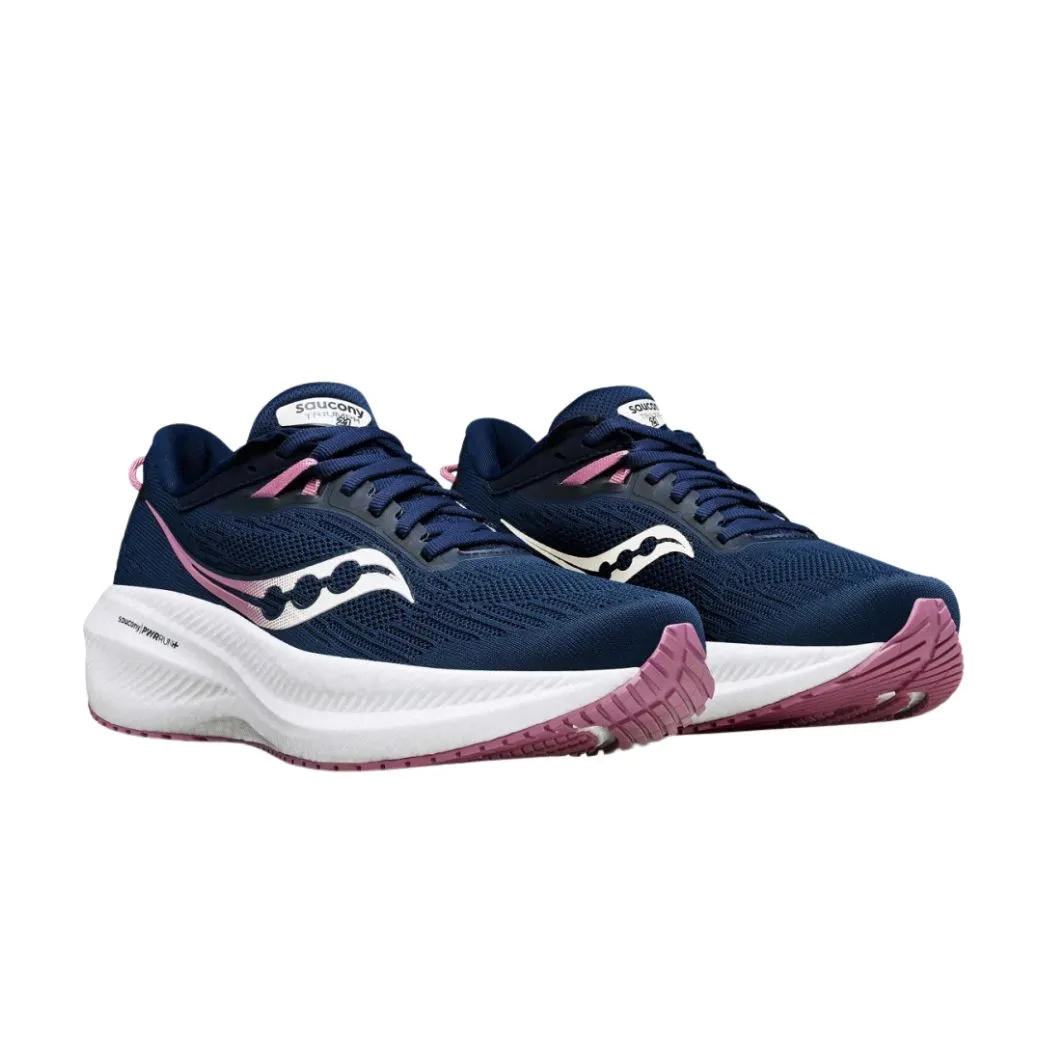 saucony Triumph 21 Women's Running Shoes Ventilated Design Street Mood