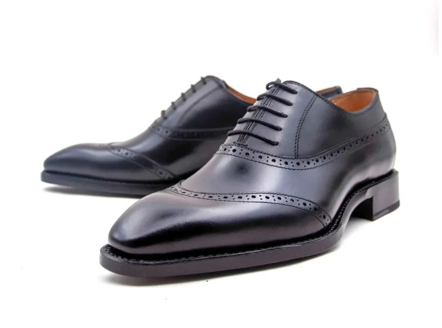 Ugo Vasare "Victor" Oxford-Black Travel Must Skin Fresh