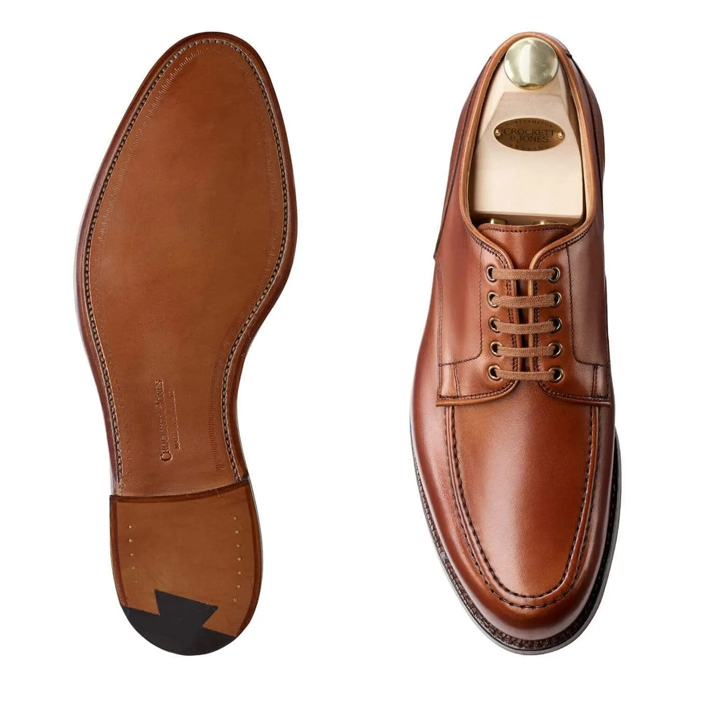 Anti Slip Sole Cork Tan Burnished Calf