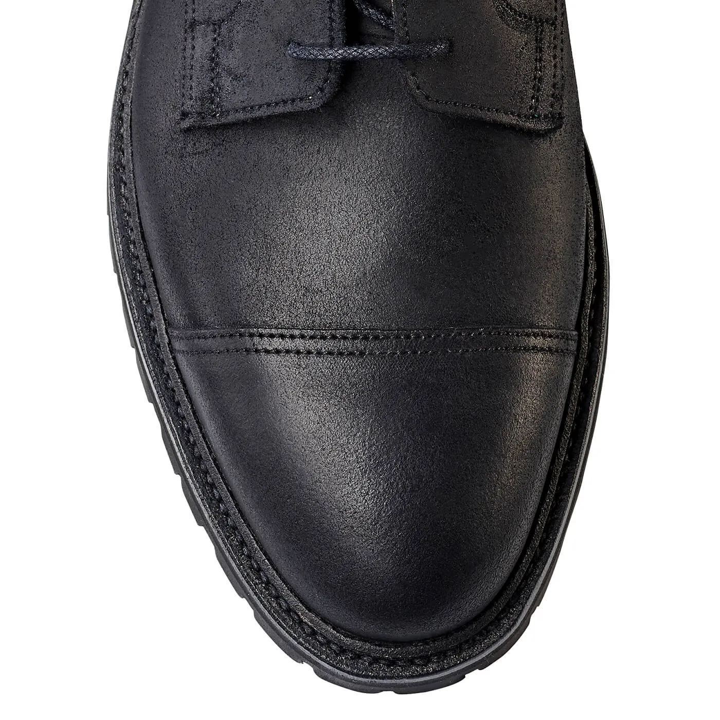 Polished Look Coniston Black Rough-Out Suede