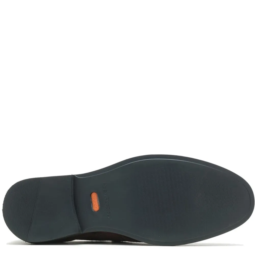 Synthetic Upper Breathable Shoes Brown Earl Loafer