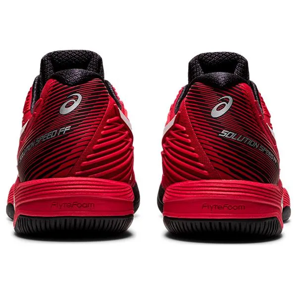 Asics Solution Speed FF 2 - Electric Red/White Minimal Sole