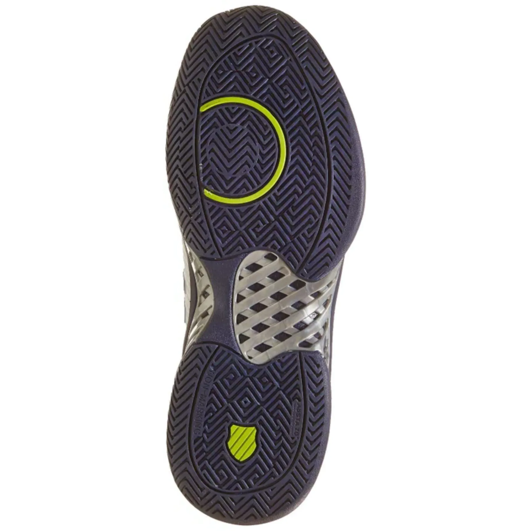 K Swiss Hypercourt Express 2 White/Peacoat/Silver Men Tennis Shoes Fitness routine Cushioned Insole