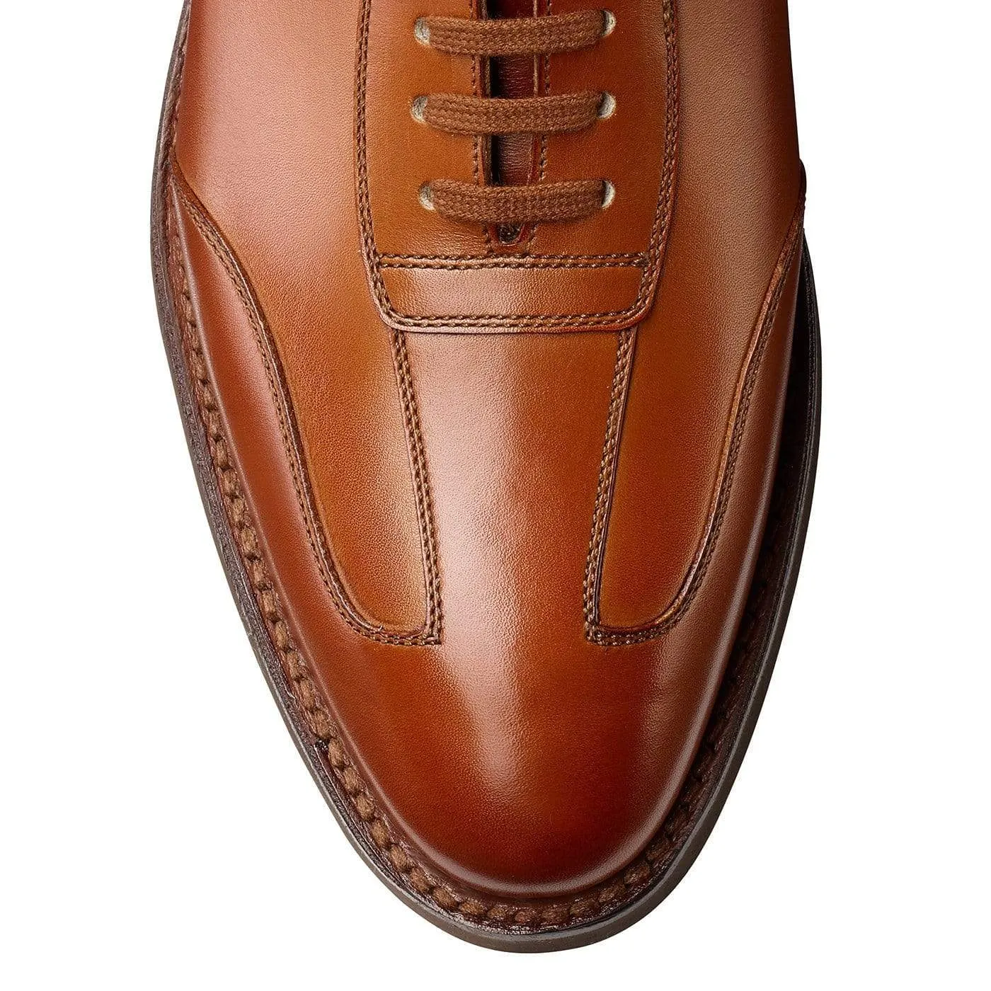 Truro Mahogany Burnished Calf Leather Wear Fit Day Wear
