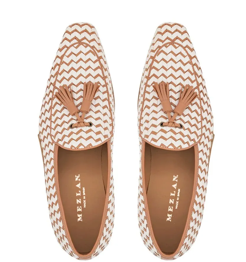 Neutral Base Outdoor Style: Sants Woven Tasseled Loafer