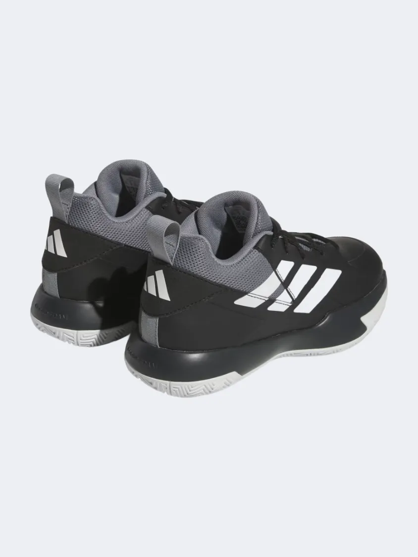 Adidas Cross Em Up Select Gs Basketball Shoes Black/White/Grey Beach Vibe warm glow