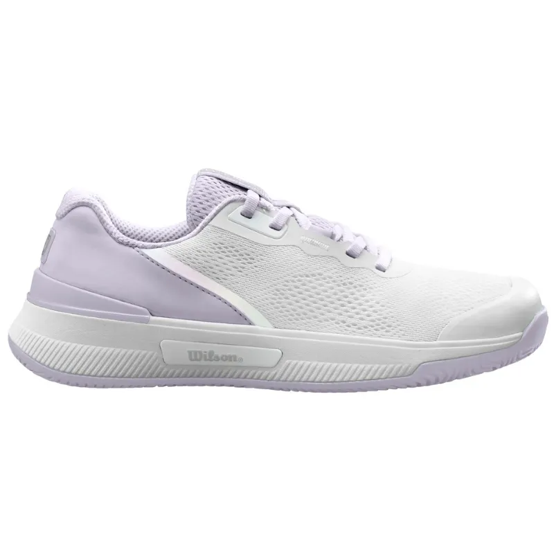 Wilson Intrigue Pro IW Womens Tennis Shoe - White/Lavender Slip On Quick Drying