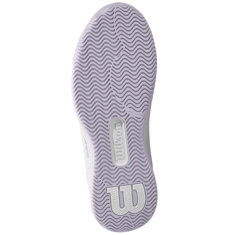 Wilson Intrigue Pro IW Womens Tennis Shoe - White/Lavender footbed comfort