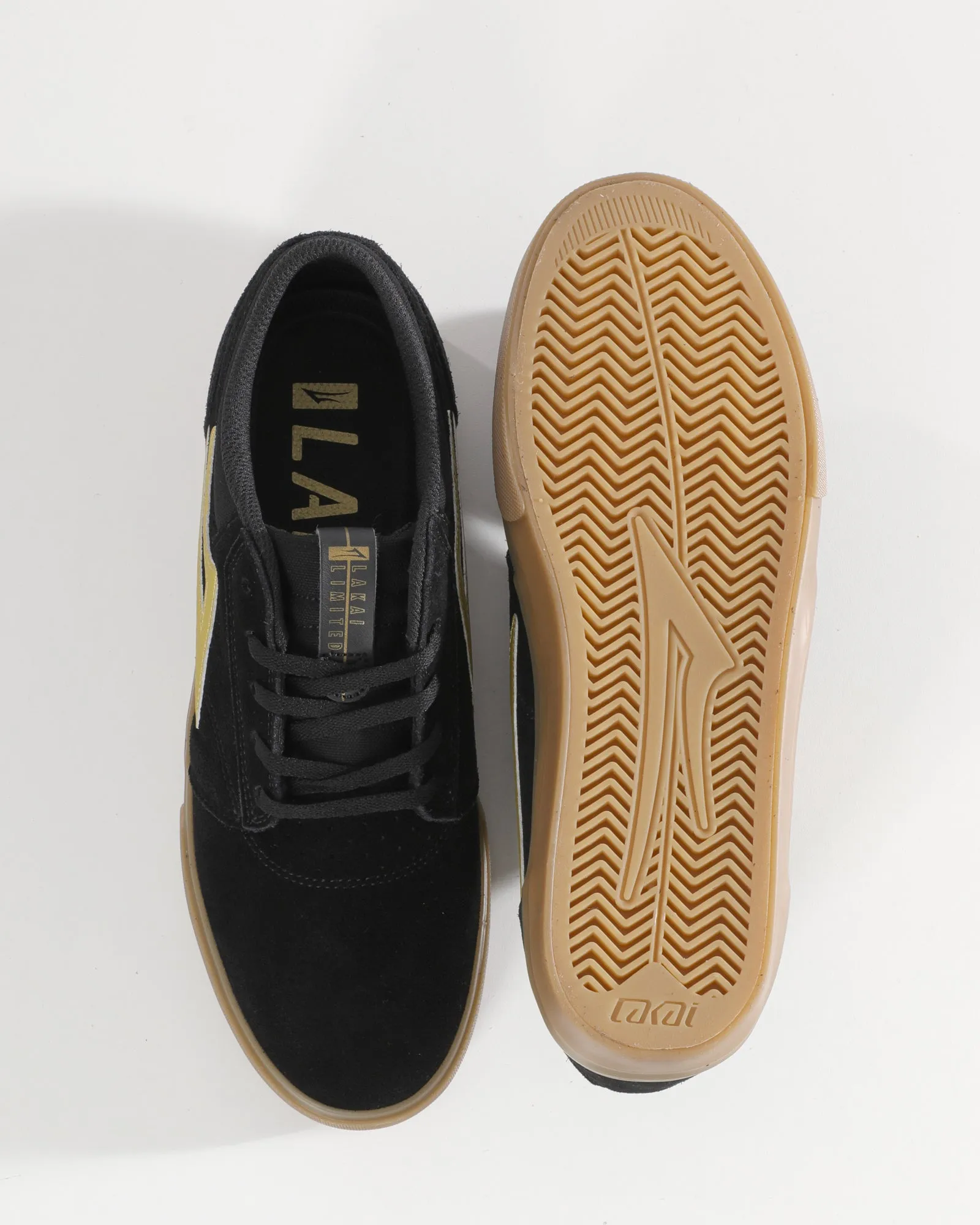 Griffin - Black/Gold Suede Every Step Comfort