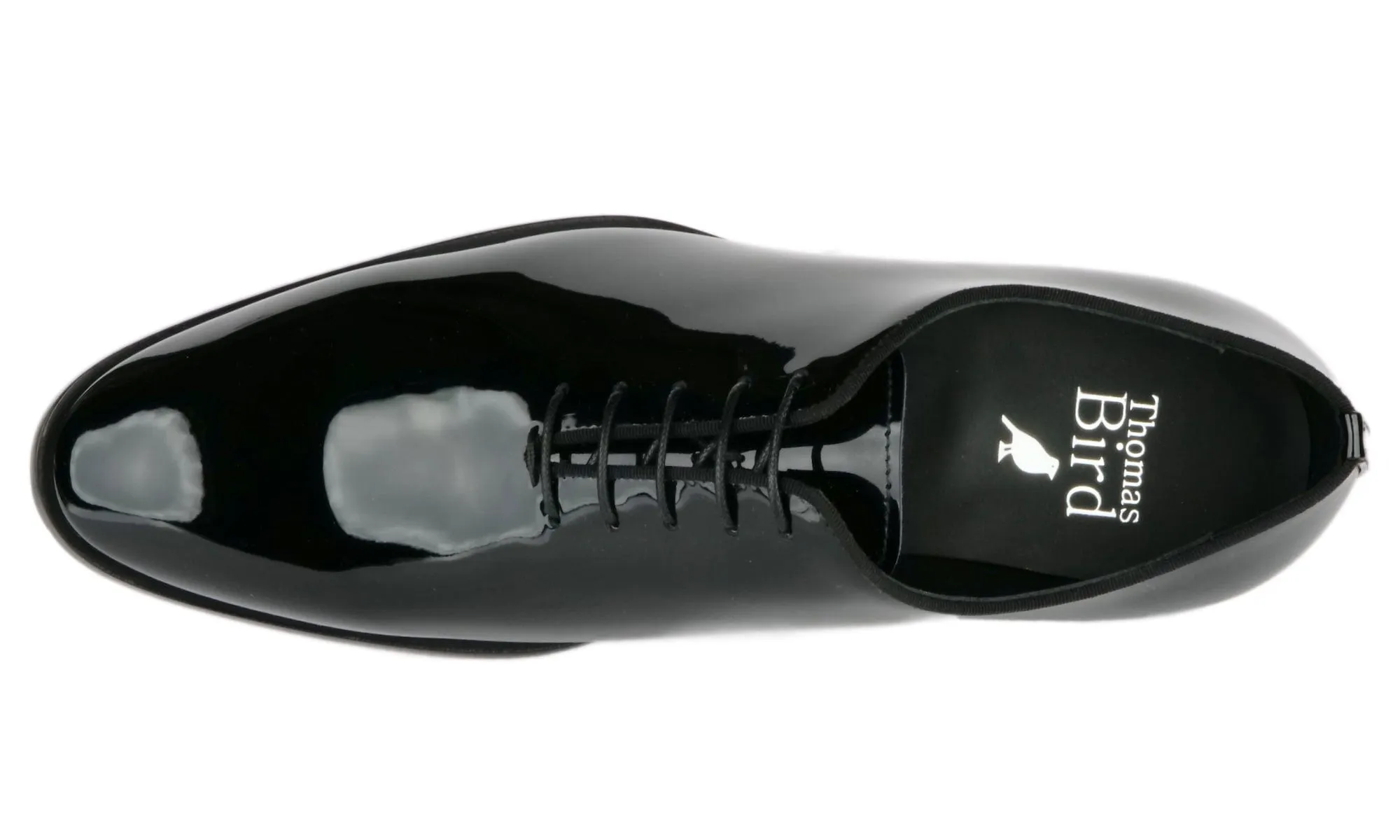 Mayfair Wholecut Patent Leather Black Comfort Fit Leather