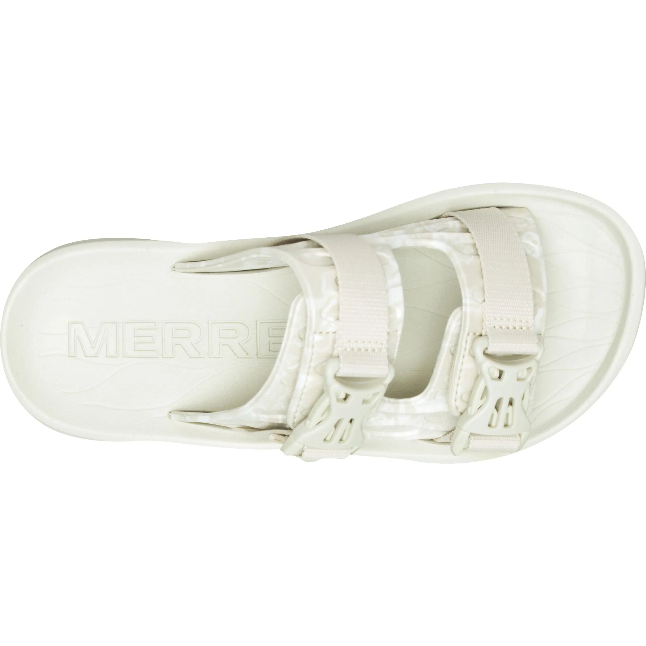 Merrell Hut Ultra Wrap Womens Sandals - Cream Trail Navigation Snow Path