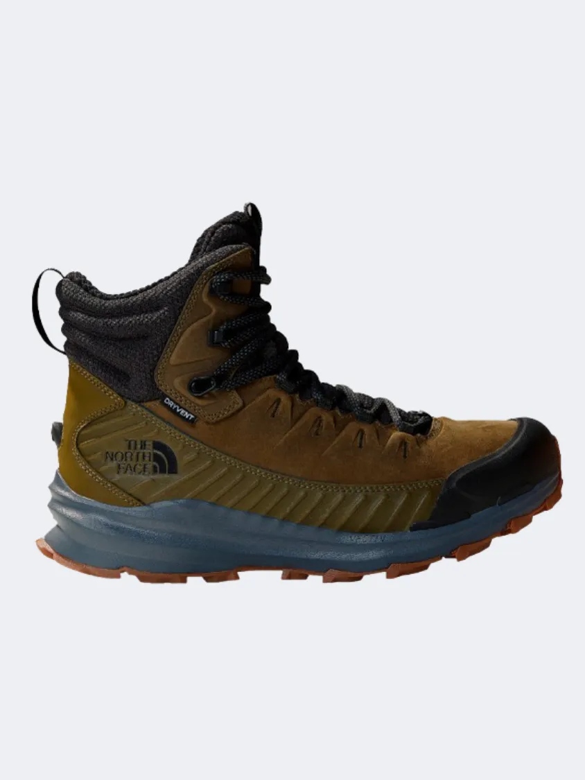 The North Face Vectiv Fastpack Insulated Waterproof Men Hiking Shoes Military Olive/Black Flexible Hiking Fit Slope Climb