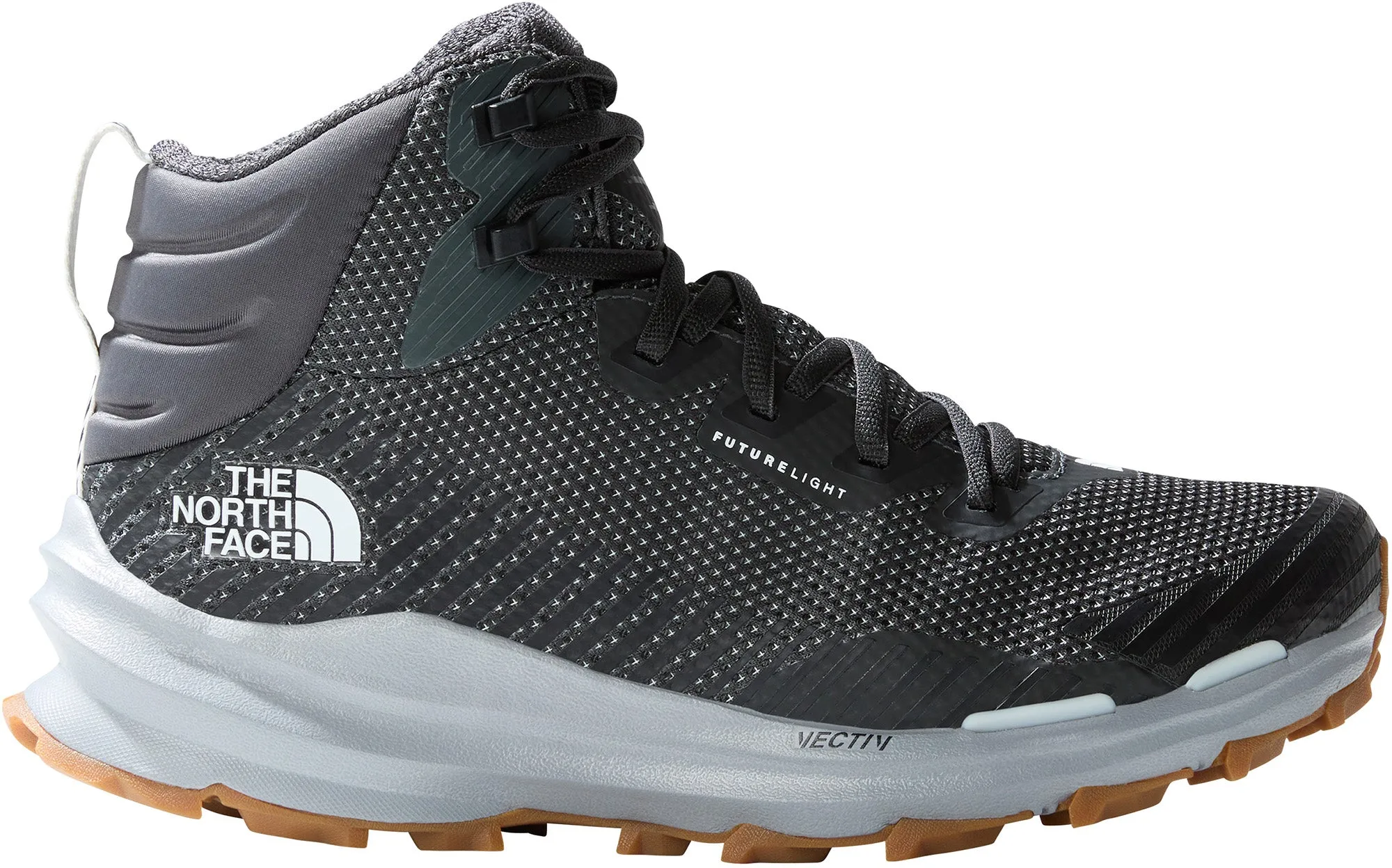 Adventure Mode Canyon Path The North Face Vectiv FastPack Mid FutureLight Womens Walking Boots - Grey