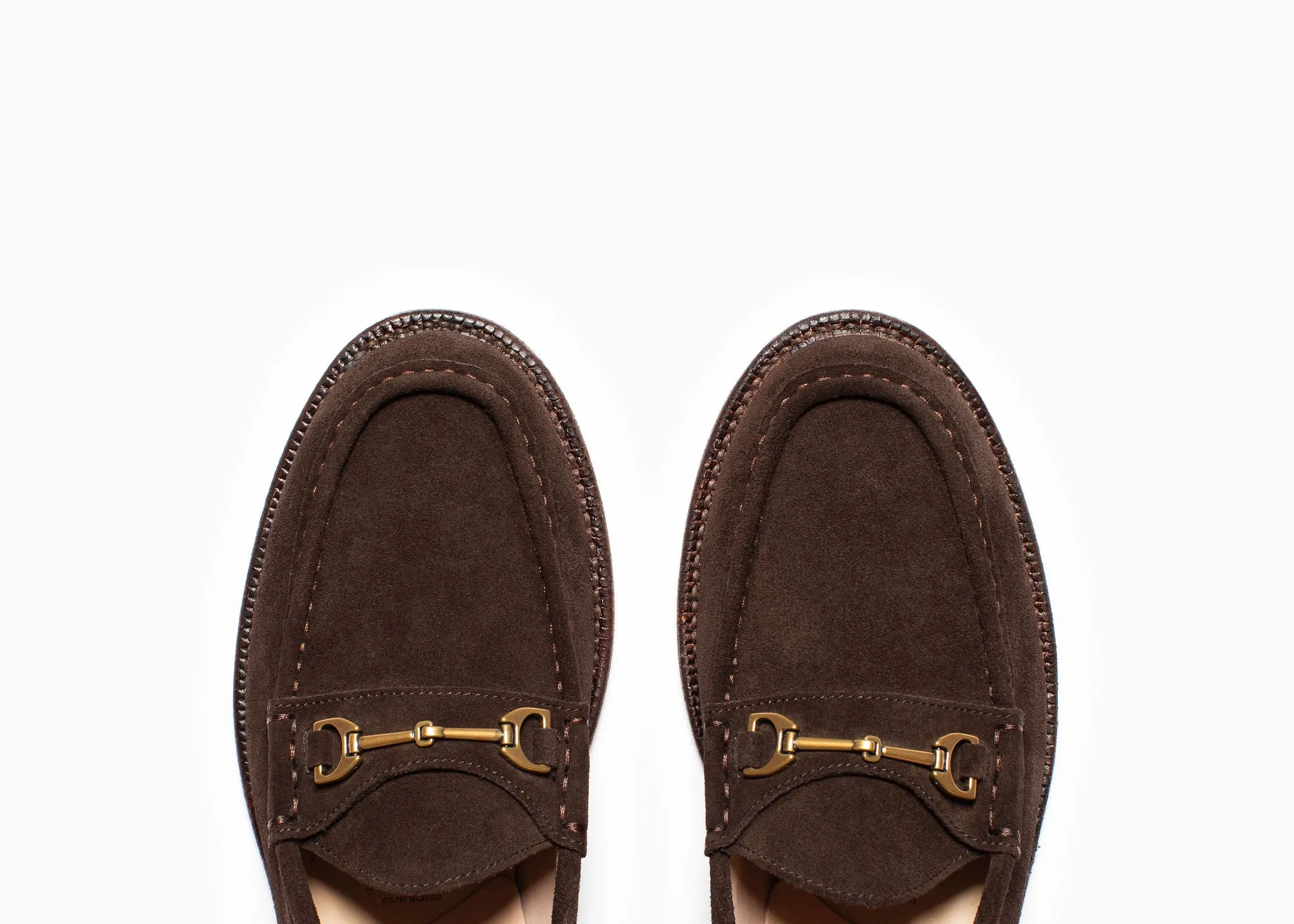 Horsebit Loafer Espresso Suede Fashionable Shoes Durable Comfort