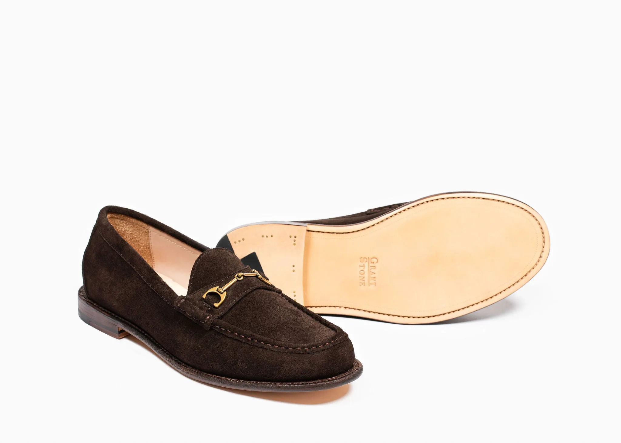 Even Guard Weekend Outings Horsebit Loafer Espresso Suede