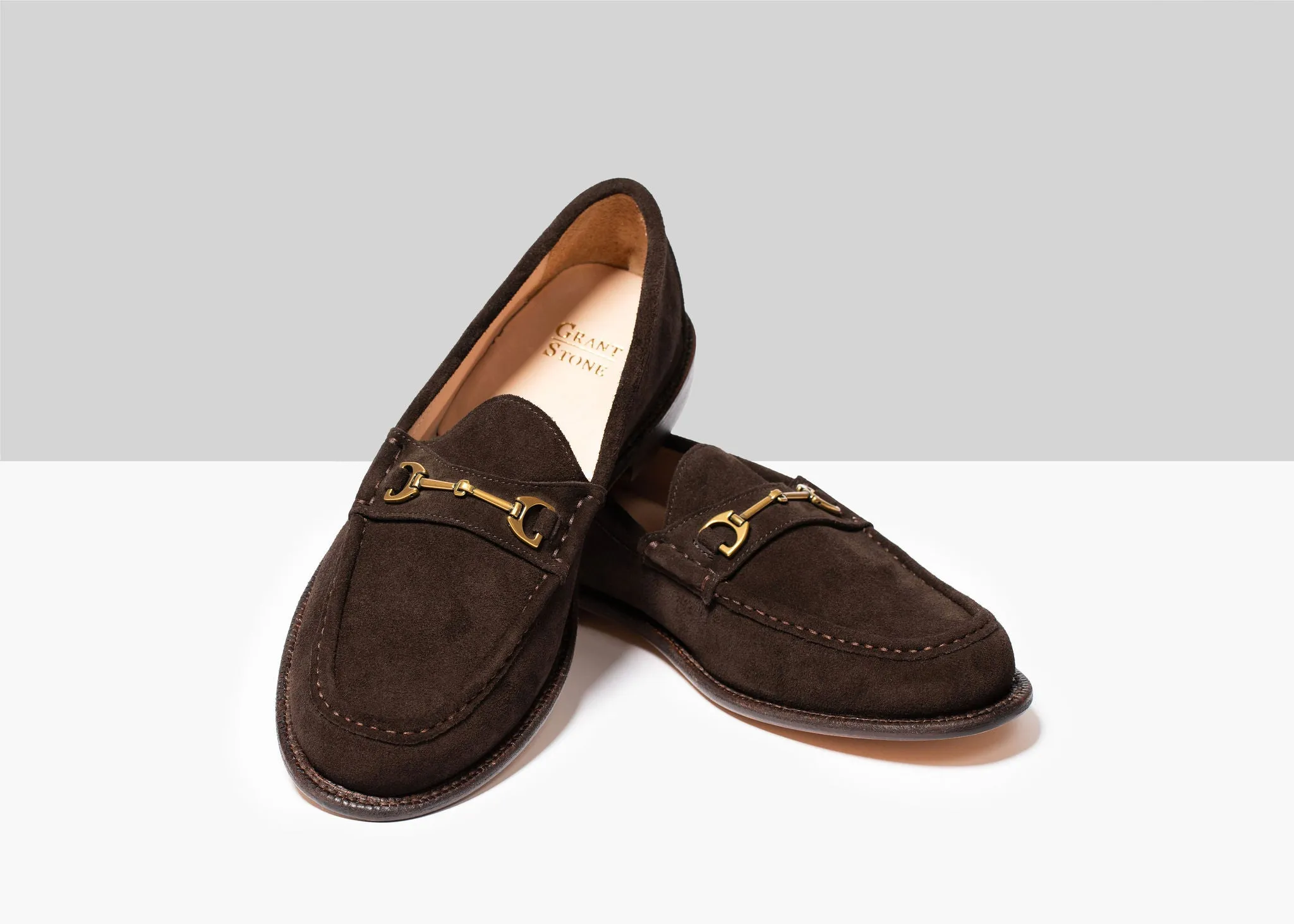 Horsebit Loafer Espresso Suede Monochrome Style Fashionable Comfort