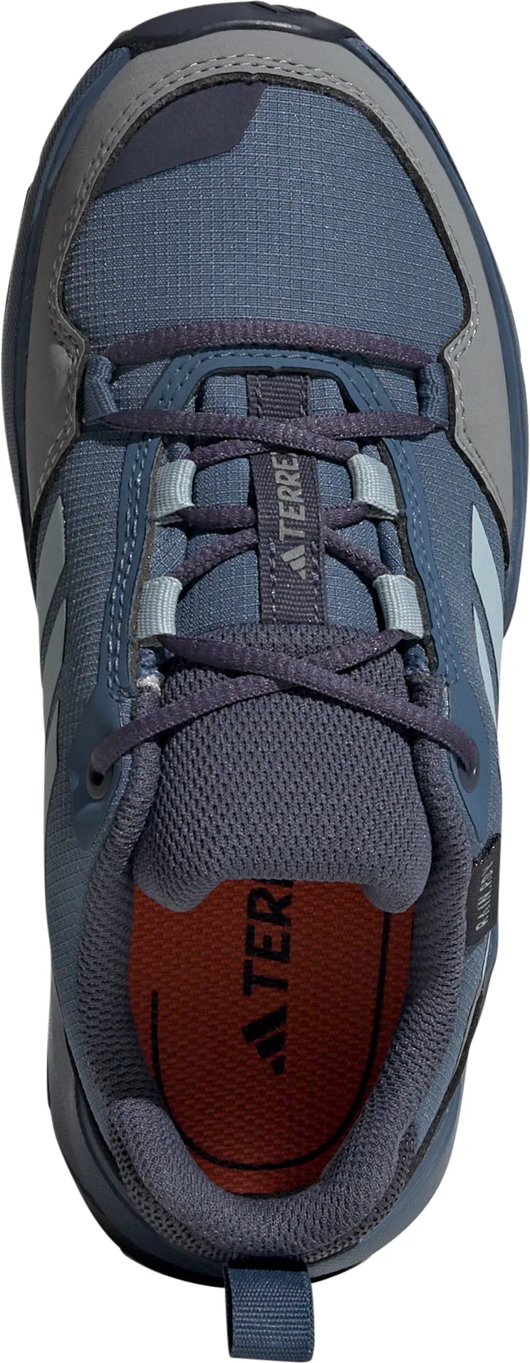 adidas Terrex AX4R RAIN.RDY Junior Walking Shoes - Blue Offroad Trail Long Hike Ready