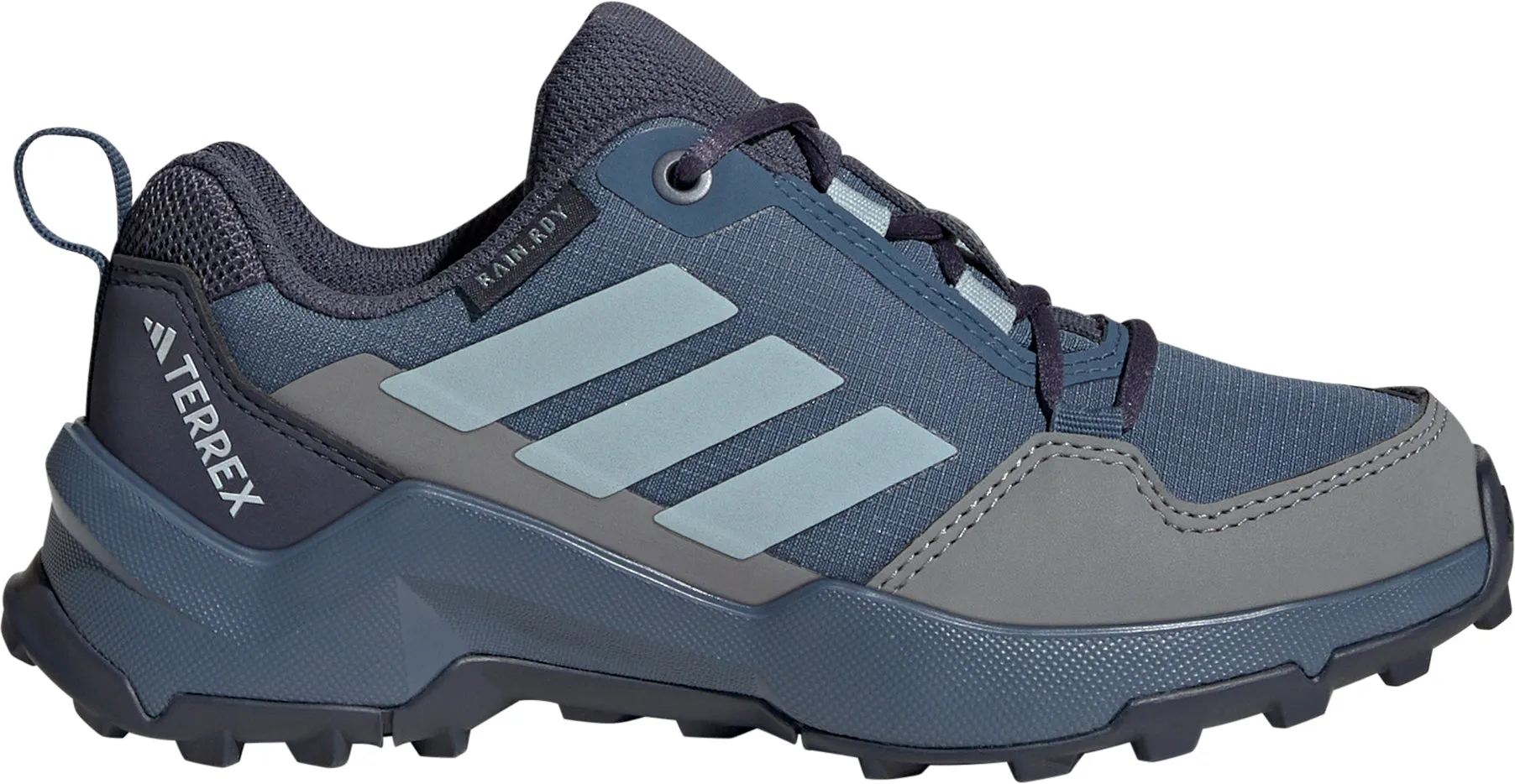 Windproof Design All-terrain Fit adidas Terrex AX4R RAIN.RDY Junior Walking Shoes - Blue