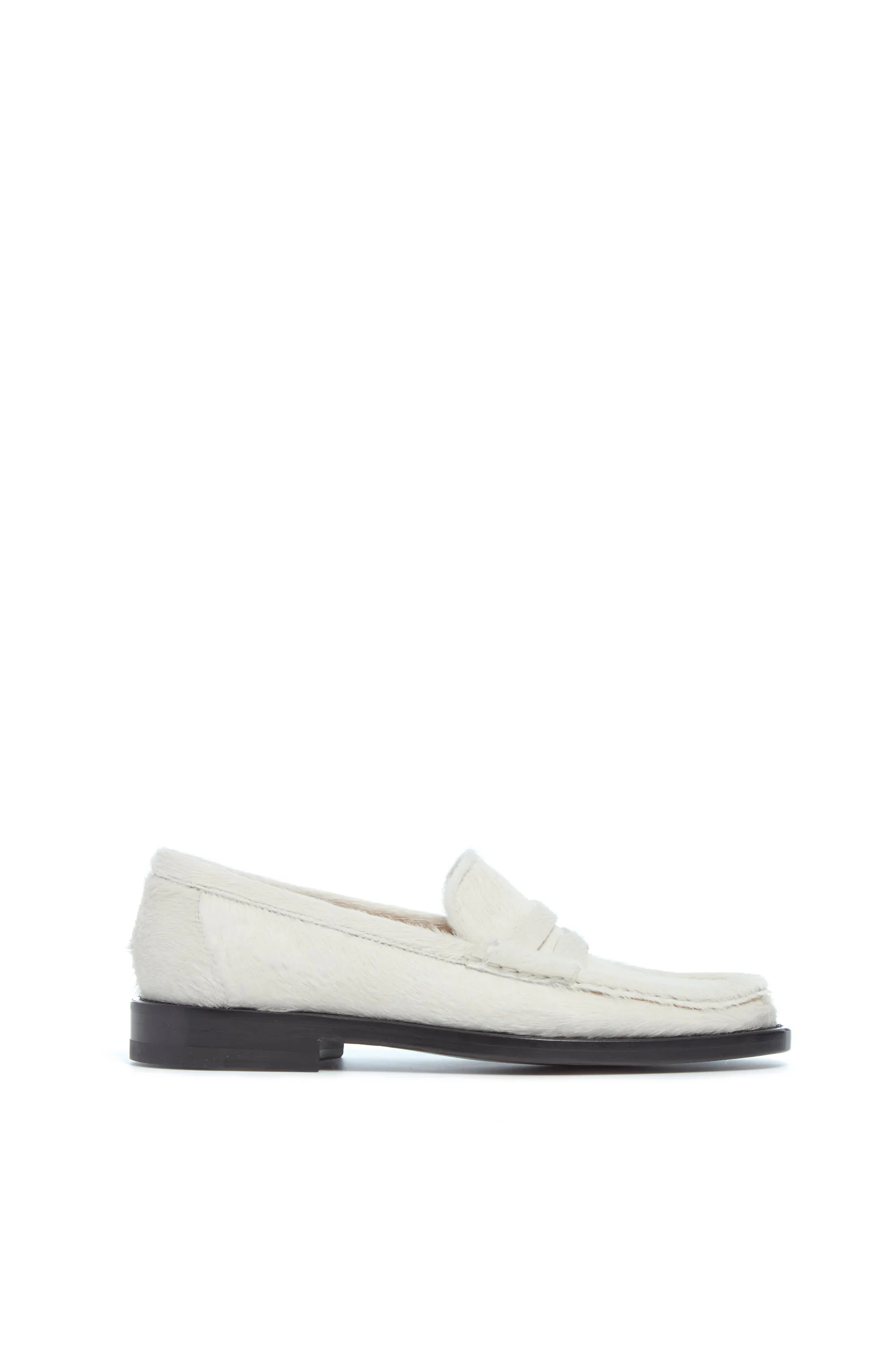 Pierre Loafer in Ivory Pony Hair Fast Step