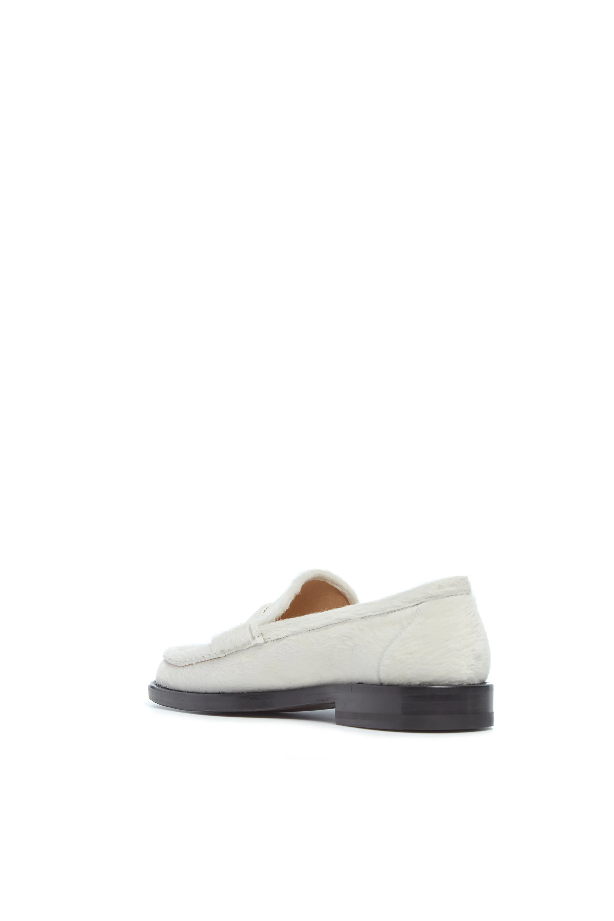Essential Footwear Non-Slip Footwear Pierre Loafer in Ivory Pony Hair