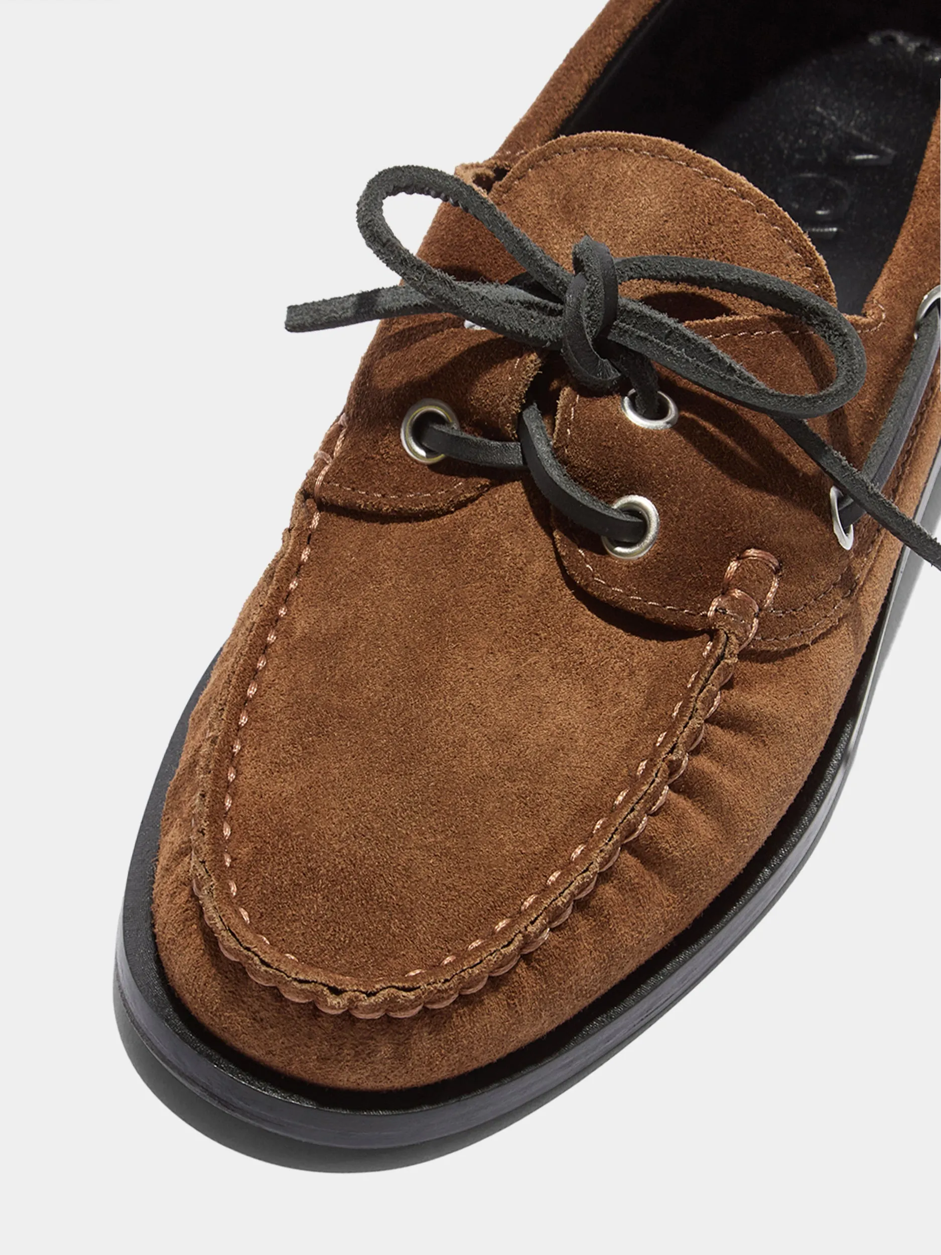 Campus Style Contemporary Look Harris Suede Mocassin Flats