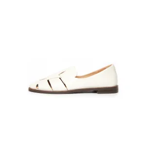 Kris Leather Loafers - Beige ( BEI ) Urban Day